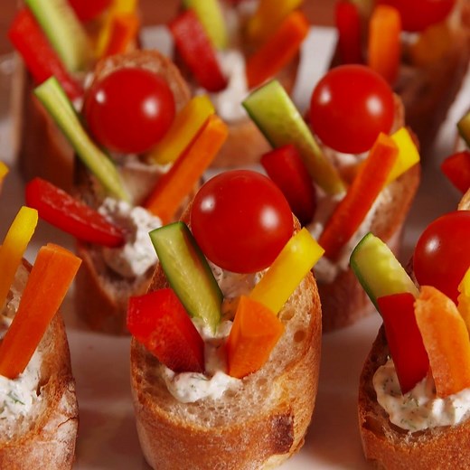 These Crudite Cups are so much cooler than a basic veggie platter. Full recipe: http://dlsh.it/kyimDRQ | Delish