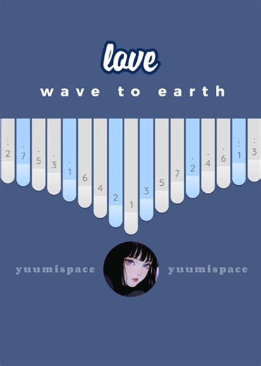 love by wave to earth intro kalimba cover (with tabs) #love #wavetoearth #kalimba #coversong #coversongs #fyp #fypage #fyppppppppppppppppppppppp