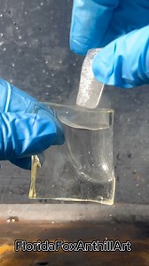 1.2M views · 4.3K reactions | Red hot metal ball VS clear Jell-O#Satisfying #Experiment #ASMR #Science #AlienTape | Floridafoxanthillart | Facebook