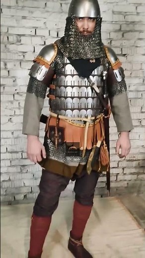 MEDIEVALMART - Full Leather Armor Costume #shorts
