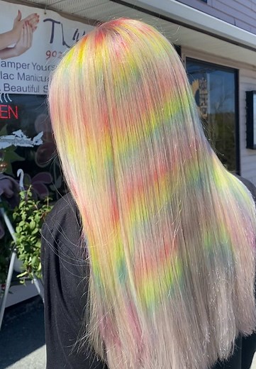 Transform Your Hair with Stunning Prism Rainbow Colors