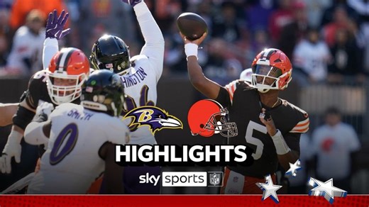 Baltimore Ravens vs Cleveland Browns | 2024 Week Eight NFL highlights