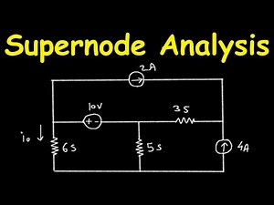 Supernode Analysis | Nodal Analysis Problem | Electrical Engineering