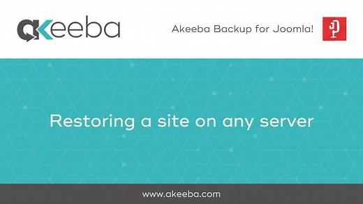 Restoring a Site on Any Server