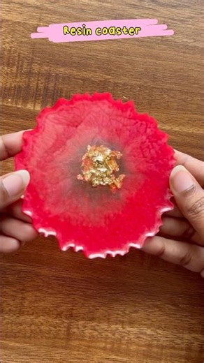 Not happy😕Resin coaster making😳😱❤️ #shorts #art #resin #trendingshorts #easyart #diycrafts