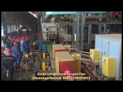 Online square billet induction heating process #squarebillet #heatingfurnace #supplier