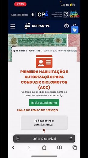Tutorial on how to start the FIRST DRIVER'S LICENSE process on the DETRAN-PE website #tutorial