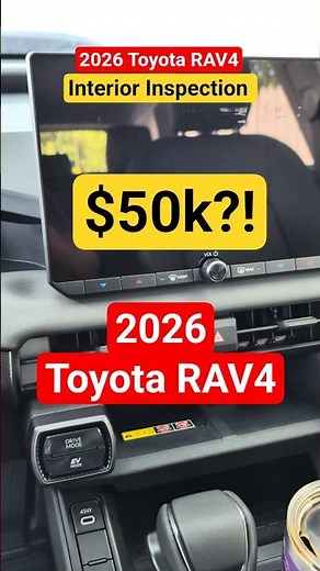 2026 Toyota RAV4 interior...thoughts? #review #toyota