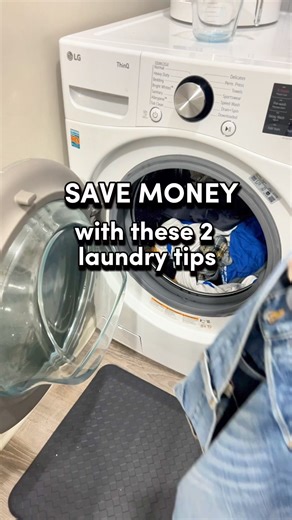 Are You Saving Money with your laundry routine? #laundryday #laundry #tipsandtricks #cleaning #viralvideo | A Life Better Organized