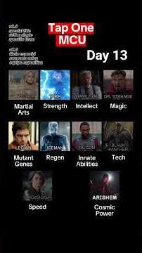 MCU build a character filter (Day 13)