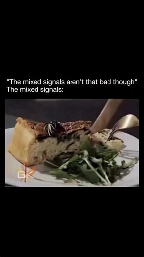 MEMES on Instagram: "😂 Mixed signals are when someone’s words, actions, or behavior don’t line up, making their intentions confusing. For example, a person might flirt with you, text you often, or act interested, but then avoid making plans, take a long time to reply, or say they’re “not ready for anything serious.” The contradiction between what they say and what they do sends mixed messages. This usually happens because someone is unsure about their feelings, afraid of commitment, enjoying at