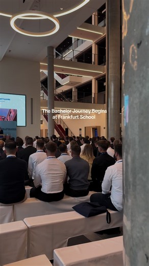 Bachelor Journey Begins at Frankfurt School — Welcome New Students