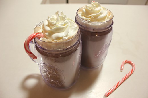 Peppermint Schnapps Hot Chocolate - Mr. B Cooks