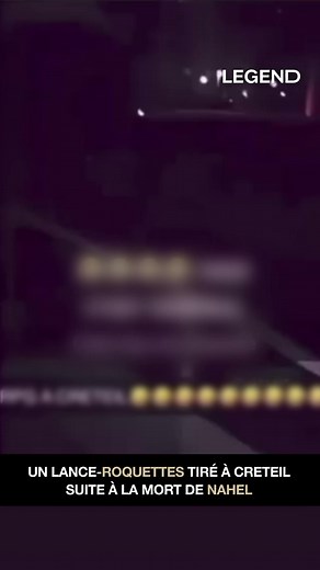 Un tir de bazooka (rpg) dans Créteil pendant les manifestations. | Legend