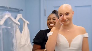 9.1K views · 82 reactions | Randy helps a disheartened bride feel beautiful for her wedding day with the perfect veil. #SayYesToTheDress Watch full episodes on discovery+: https://bit.ly/3HfHr6e | Love Weddings | Facebook