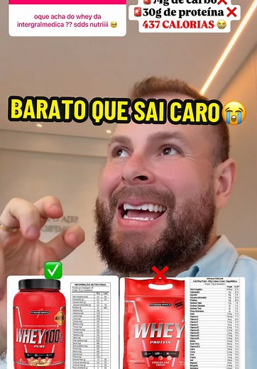 Cuidado com o Whey Barato da Integral Médica