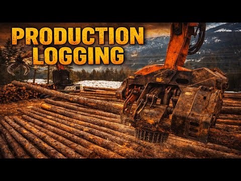 High Production Logging in the Mountains – Loader & Processor Workflow (4K)