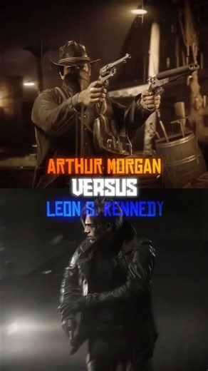 Arthur Morgan VS Leon Kennedy | RDR2 vs RE9 | #shorts #rdr2 #residentevil