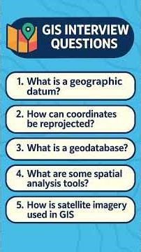 top 5 gis interview questions❓