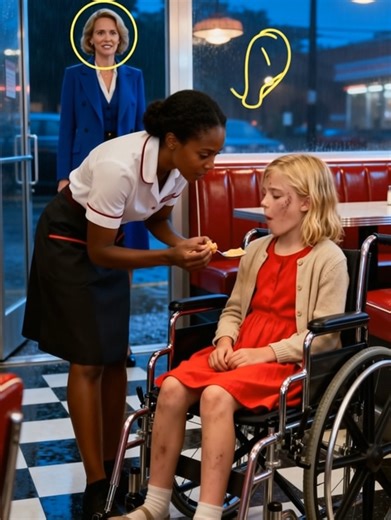 Billionaire Mother Sees Black Waitress Feeding Her Paralyzed Daughter – and CHANGES HER LIFE Forever.... In the bustling heart of downtown Chicago, nestled among skyscrapers and luxury boutiques, stood Elena Voss's favorite upscale café. Elena, a self-made billionaire in her late thirties, had built a tech empire from nothing. Her days were filled with board meetings, investor calls, and endless ambition. But her greatest challenge wasn't in the boardroom—it was at home, with her six-year-old da