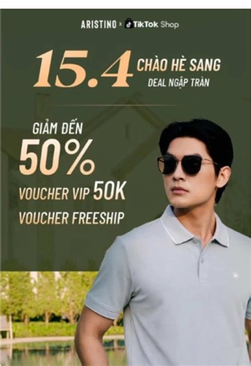 🔥 MID-MONTH LIVE SALE – ARISTINO ONLINE 🔥 Sự kiện sale giữa tháng bùng nổ cùng ARISTINO ONLINE đã chính thức lên sóng! Trong phiên live, bạn sẽ có cơ hội săn hàng ngàn voucher hấp dẫn, cùng loạt sản phẩm mới nhất: sơ mi, polo, quần âu và nhiều item chuẩn phong cách nam giới hiện đại. ⏰ Thời gian: 09:00 – 00:00 | Ngày 15/04 Deal sốc – Giá tốt – Quà tặng liên tục xuyên suốt phiên live! 👉 Đăng ký ngay để không bỏ lỡ cơ hội sở hữu outfit chuẩn chỉnh với mức giá tốt nhất! #Aristino #AristinoOnline