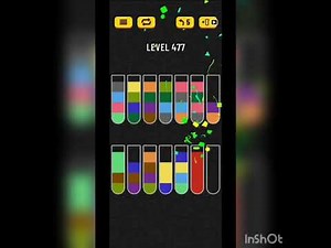 Water sort puzzle level 477