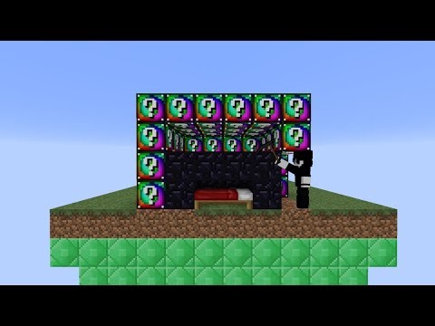 Minecraft: Lucky Block Bedwars | Spiral Lucky Block