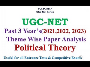 UGC-NET: Theme Wise Past 3 Year's Paper Analysis- Political Theory