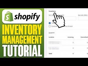 Shopify Inventory Management Tutorial For Beginners | How To Manage Inventory On Shopify 2025
