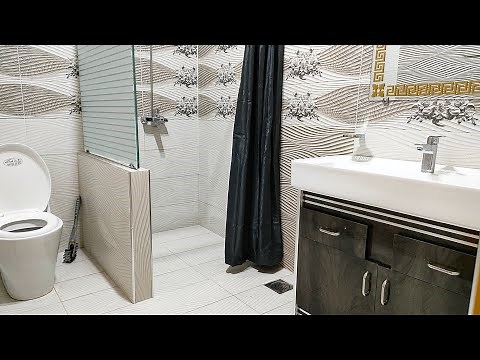Washroom design 4.5' x 7' [feet] || bathroom design for home