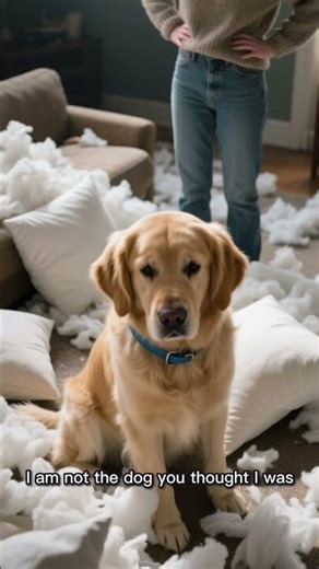 “Guilty Dog Apology Video 😂🐶 | ‘I Ate the Trash’ Confession!” #funnypets #shorts