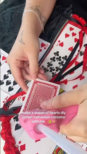 DIY Queen of Hearts #halloweencostume
