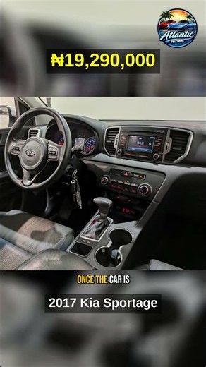 Experience the comfort and convenience of a 2017 Kia Sportage, now available in Lagos
