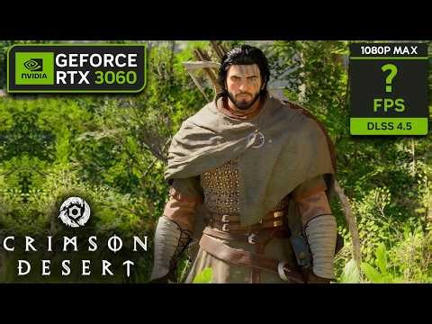 Crimson Desert on RTX 3060 Laptop | 6800H | 2x8GB | 1080p All Settings Tested