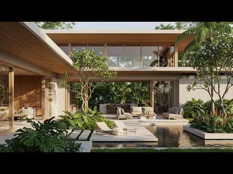 Tropical Minimalist Living 🌴 A Peaceful Home Designed for Slow Living