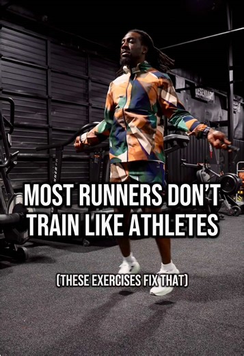 Most Runners Don’t Train Like Athletes. That’s Why Breakdowns Keep Happening. These Exercises Build Durability, Control, And Performance 👇 • Jump Rope – Elastic Ankles & Foot Strength • Hurdle Jumps – Power & Coordination • Reverse Lunges – Single-Leg Strength & Control • Leg Press – Joint-Friendly Leg Strength • Bench Press – Upper-Body Drive • Rows – Posture & Arm Drive • Planks – Stable Hips & Core Control Train Smart. Stay Durable. Save This And Train Like An Athlete. #RunWithSJ #Plyometric