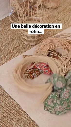 « Initiation à la vannerie : créez vos objets en rotin » pour faire sa déco maison 🪞✨ #vannerie