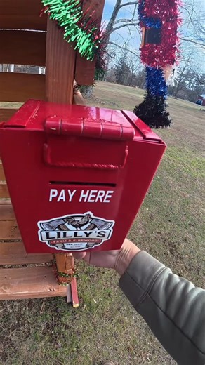 Matt D on Instagram: "Roadside Stand Number 2 has Been Busy #firewood #bundles #roadsidestand"