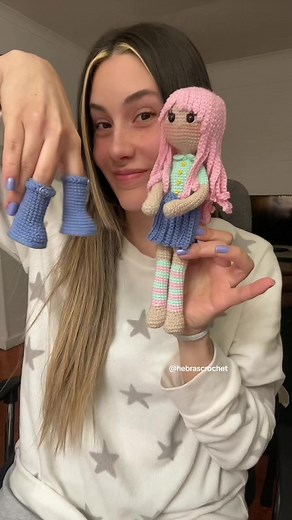 Tutorial de Muñeca Tejida con Hebras Crochet