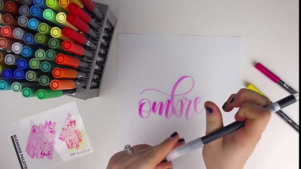 Tombow 56645 Dual Brush Pen, N00 - Colorless Blender, 1-Pack. Blendable, Brush and Fine Tip Marker