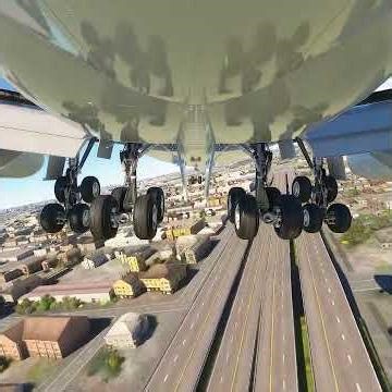 Plane Emergency Landing United Airlines Boeing 747 Crash Landing in New York 🔥 | MSFS