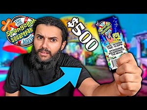 The 10 RAREST ITEMS In My Collection That You Have Never Seen.. *Spongebob Movie Premire Ticket*