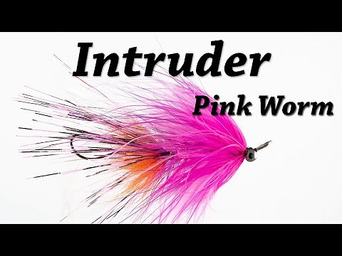 Pink Worm Intruder | Steelhead Fly Tying 4k