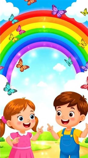 🌈 Rainbow Colors Poem for Kids | Learning Colors with Fun | Funtoon Kids