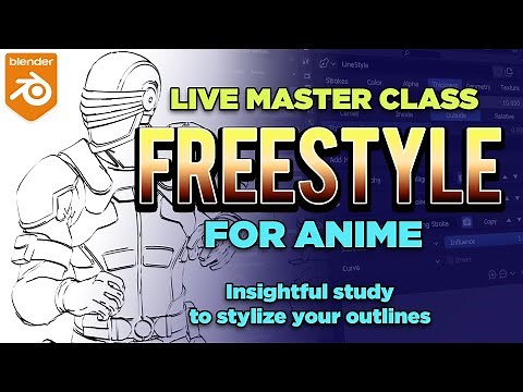 FREESTYLE for ANIME outlines in Blender