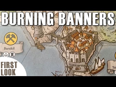 Burning Banners Overview & First Look | Compass Games | Fantasy Wargame Board Game