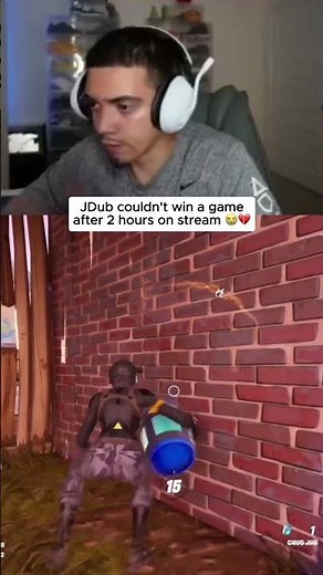JDub couldn't win a game after 2 hours on stream 😭💔