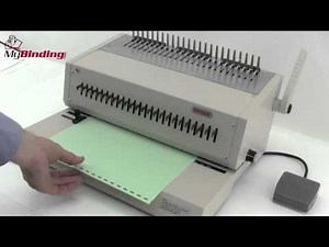 Tamerica Tahsin 240EPB Electric Plastic Comb Bind Machine Demo
