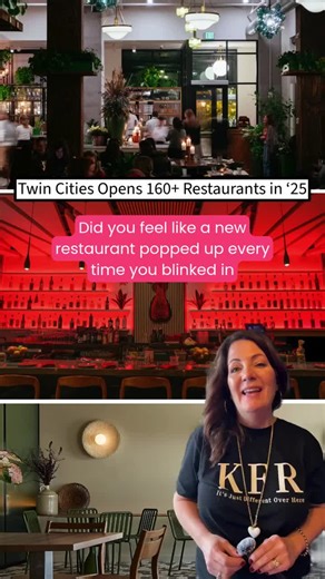 If it felt like everyone and their cousin opened a restaurant this year… you’re right 😅🍽️ 163 new spots in 2025. That’s not just good eating — that’s economic momentum, neighborhood confidence, and suburbs stepping into the spotlight. Credit: Minnesota Star Tribune Hot tips around Delano? Thinking about buying or selling? 👉 DM me 📲763.402.2358 Tonia Detweiler – REALTOR® The Realty Lab - ΓEA⅃ #RealBrokerLLC #therealtylabmn #whitegloveservice #onpurpose #DelanoMN #WrightCountyMN #TwinCitiesEat