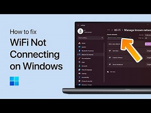 How To Fix WiFi Not Connecting on Windows PC